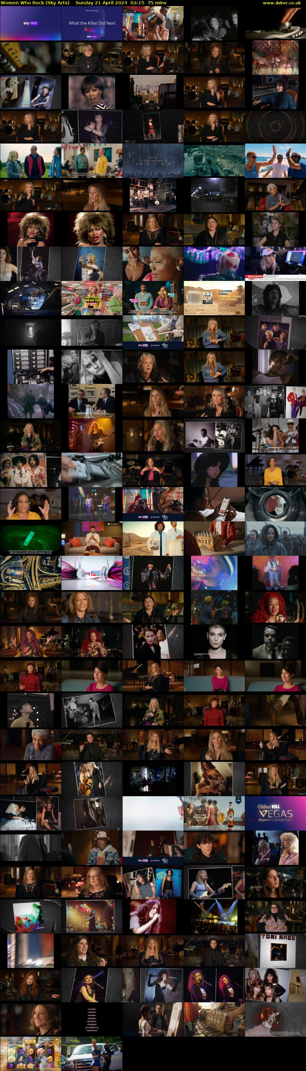 Women Who Rock (Sky Arts) Sunday 21 April 2024 02:15 - 03:30
