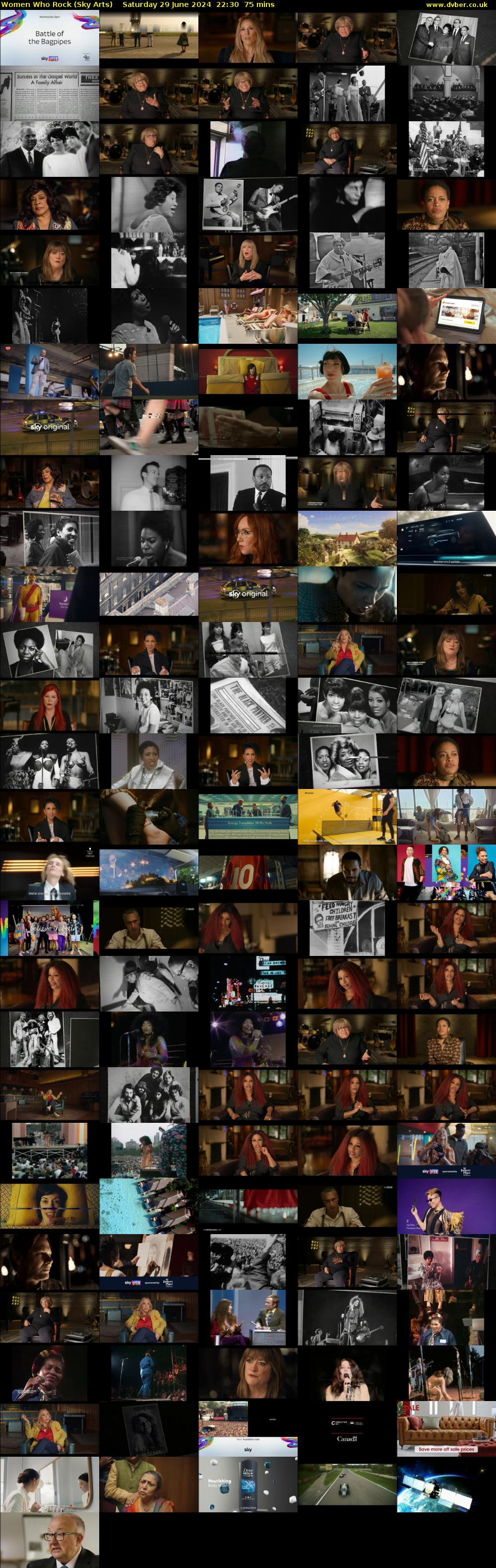 Women Who Rock (Sky Arts) Saturday 29 June 2024 22:30 - 23:45