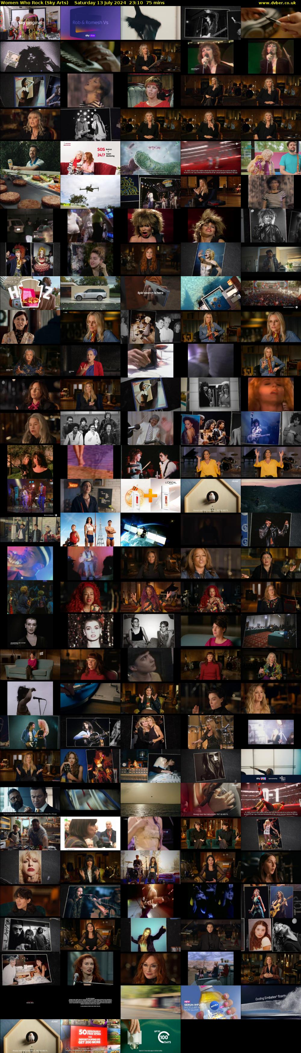 Women Who Rock (Sky Arts) Saturday 13 July 2024 23:10 - 00:25