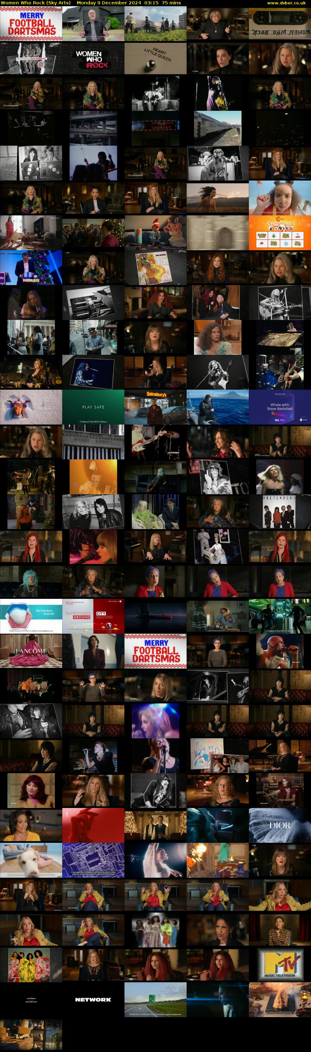 Women Who Rock (Sky Arts) Monday 9 December 2024 03:15 - 04:30