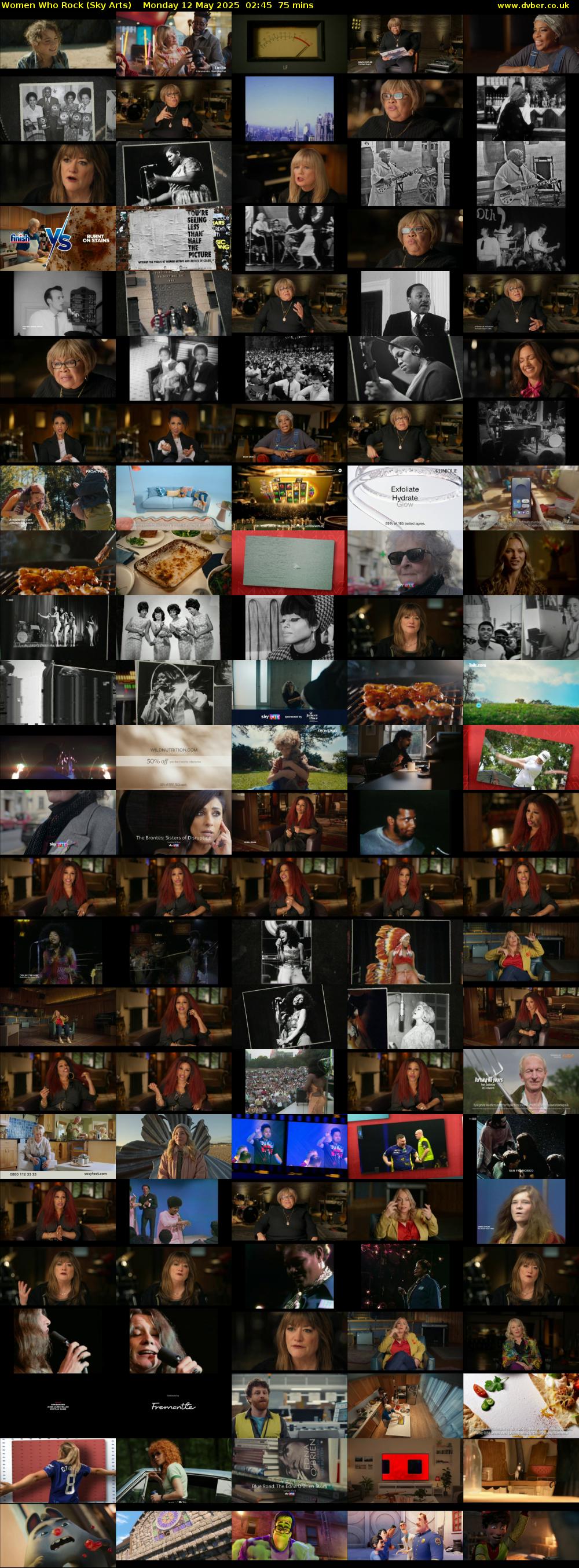 Women Who Rock (Sky Arts) Monday 12 May 2025 02:45 - 04:00