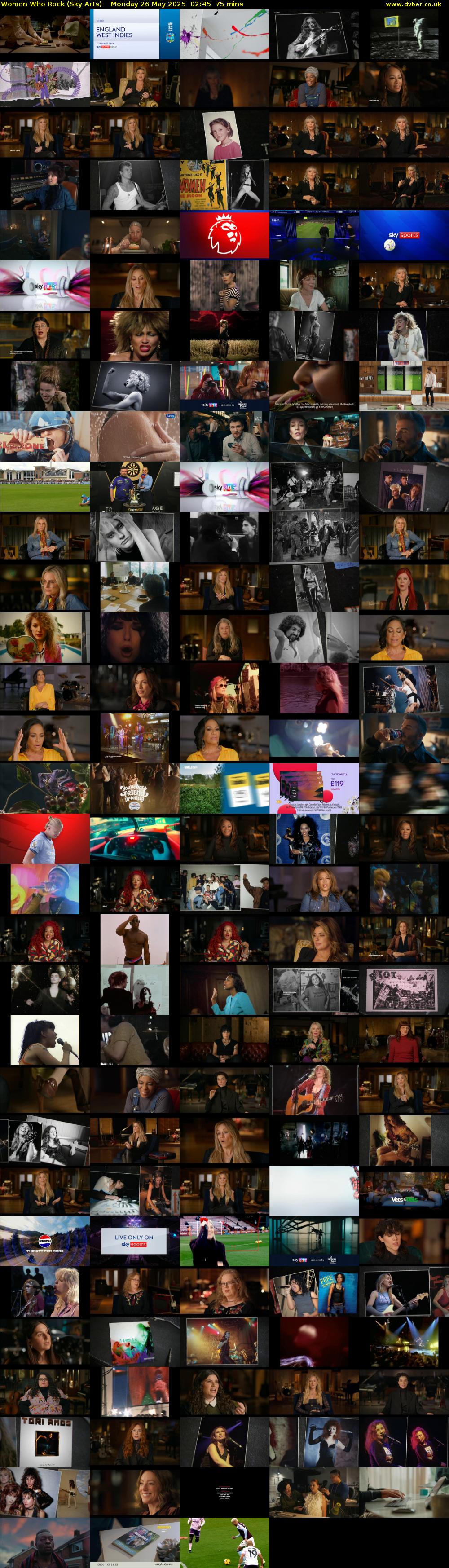Women Who Rock (Sky Arts) Monday 26 May 2025 02:45 - 04:00
