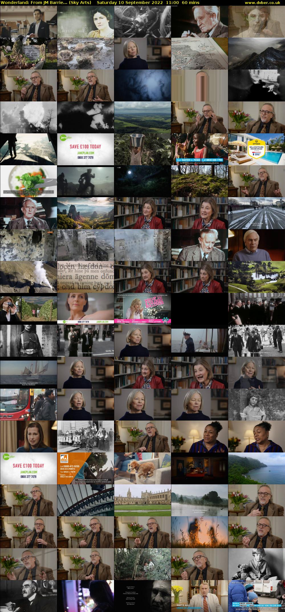 Wonderland: From JM Barrie... (Sky Arts) Saturday 10 September 2022 11:00 - 12:00