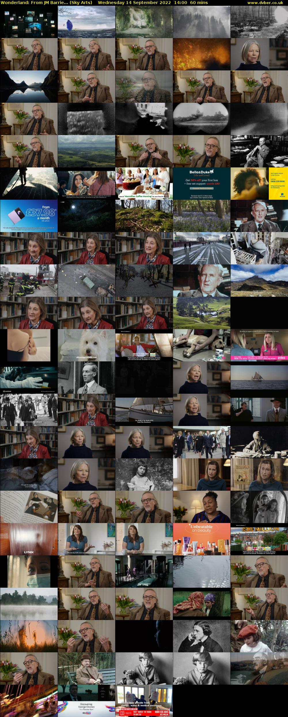 Wonderland: From JM Barrie... (Sky Arts) Wednesday 14 September 2022 14:00 - 15:00