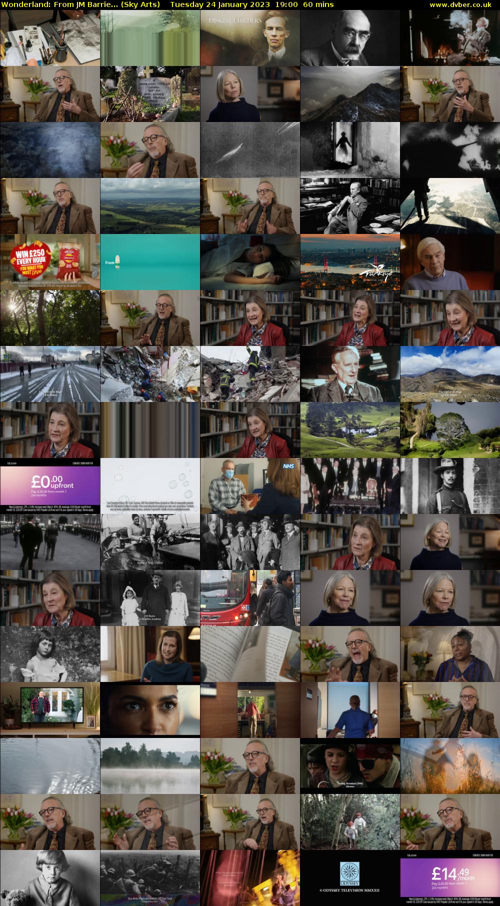 Wonderland: From JM Barrie... (Sky Arts) Tuesday 24 January 2023 19:00 - 20:00