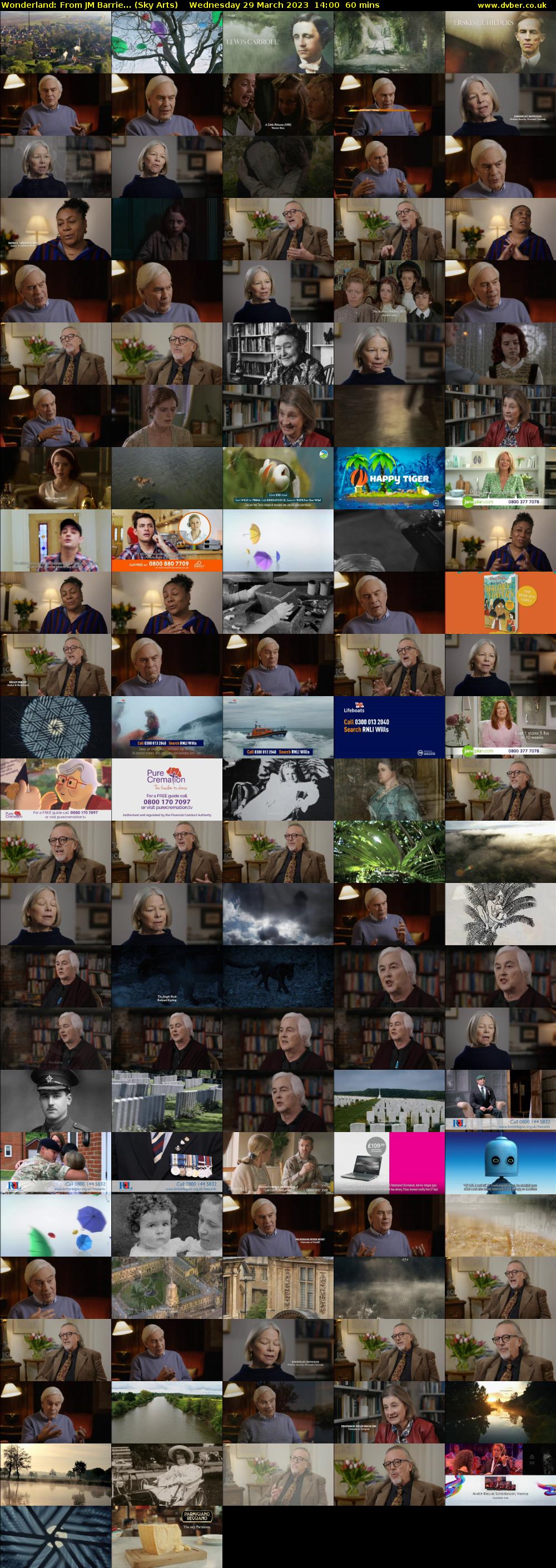 Wonderland: From JM Barrie... (Sky Arts) Wednesday 29 March 2023 14:00 - 15:00
