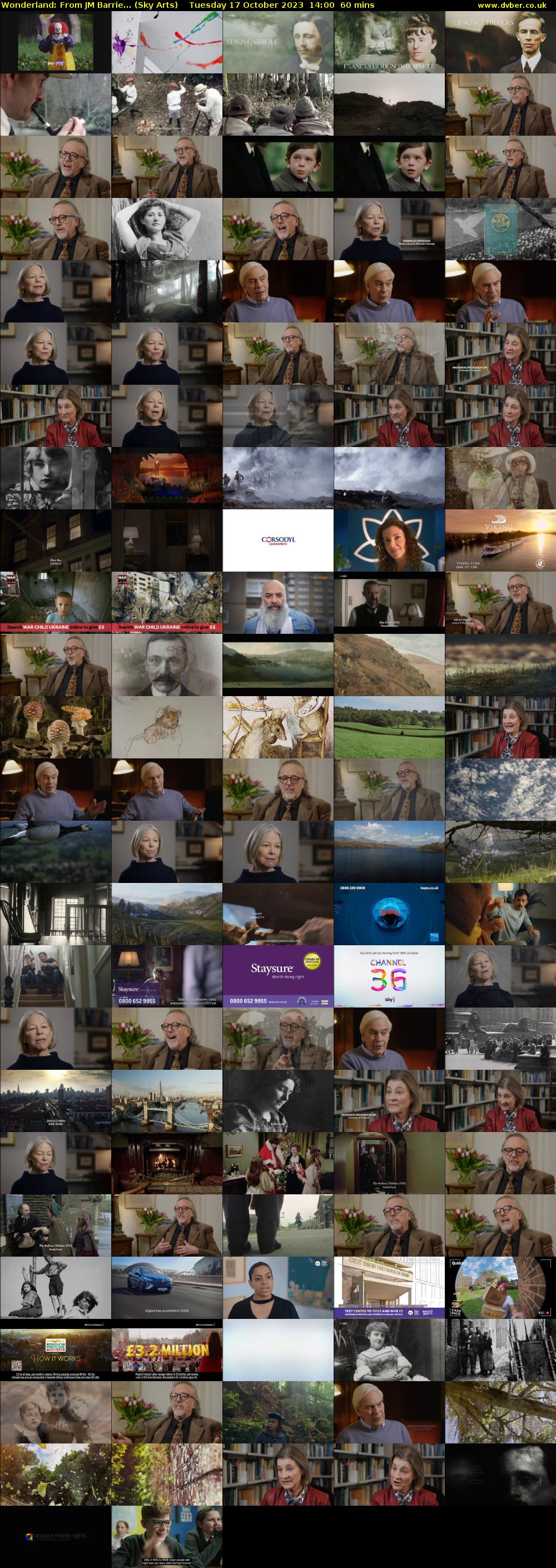 Wonderland: From JM Barrie... (Sky Arts) Tuesday 17 October 2023 14:00 - 15:00