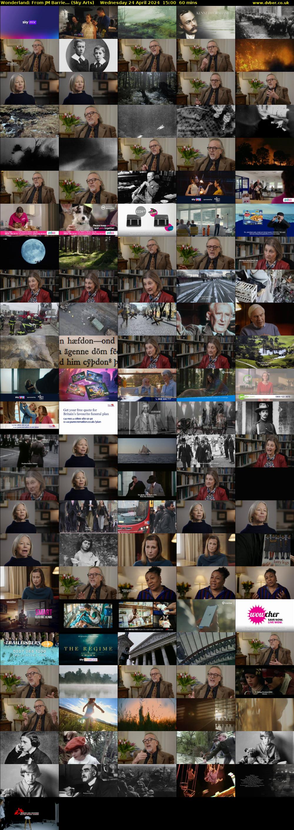 Wonderland: From JM Barrie... (Sky Arts) Wednesday 24 April 2024 15:00 - 16:00