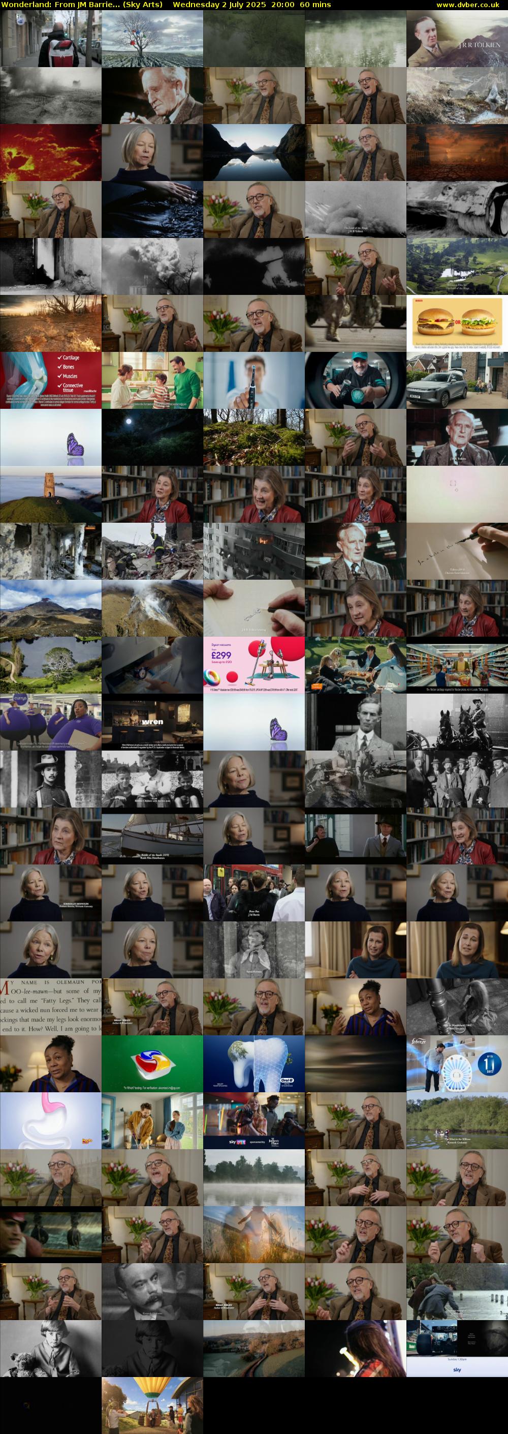 Wonderland: From JM Barrie... (Sky Arts) Wednesday 2 July 2025 20:00 - 21:00