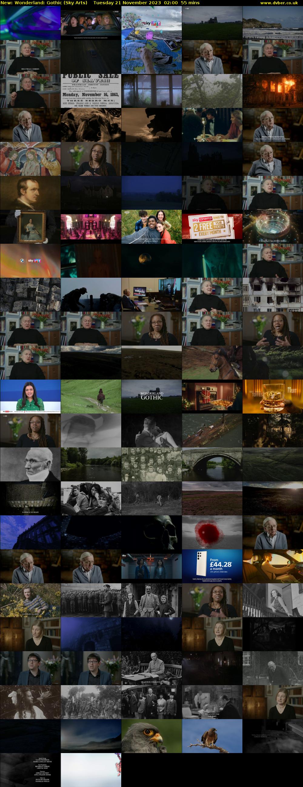 Wonderland: Gothic (Sky Arts) Tuesday 21 November 2023 02:00 - 02:55