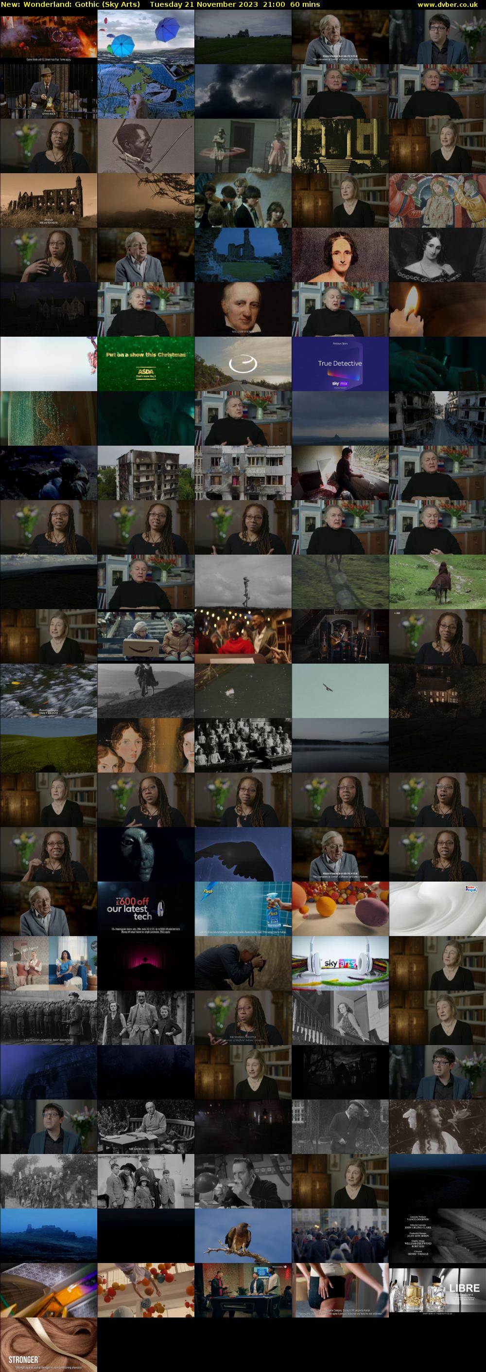 Wonderland: Gothic (Sky Arts) Tuesday 21 November 2023 21:00 - 22:00