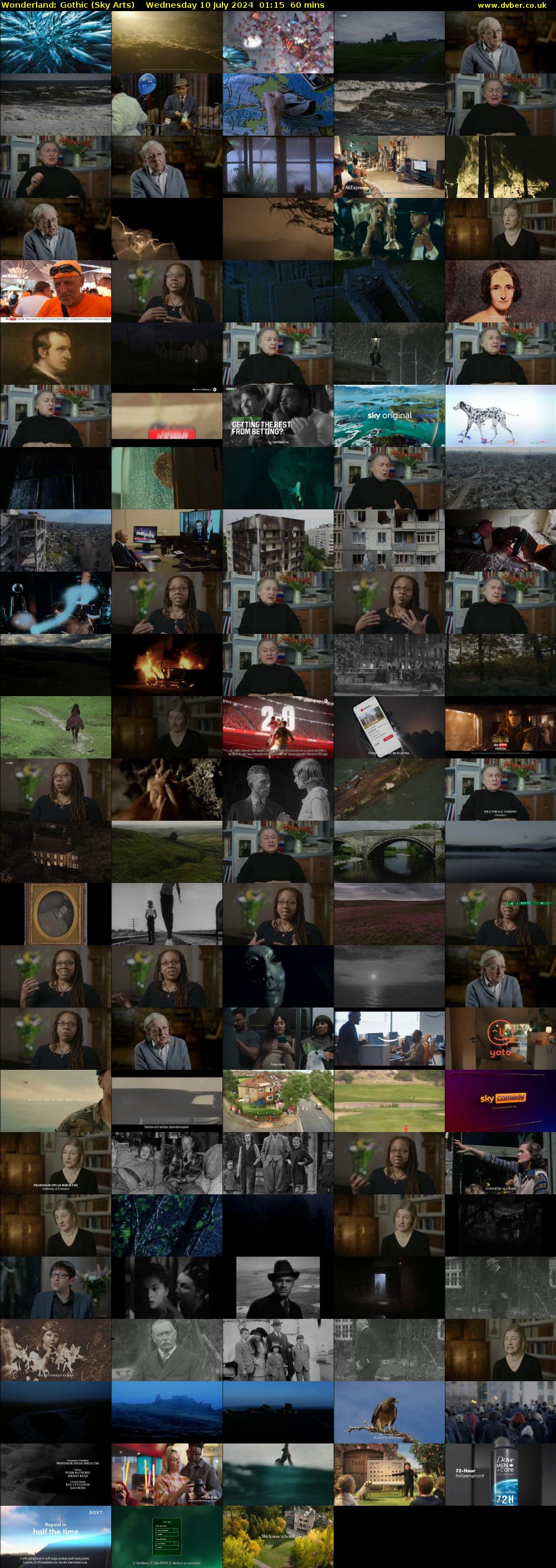 Wonderland: Gothic (Sky Arts) Wednesday 10 July 2024 01:15 - 02:15