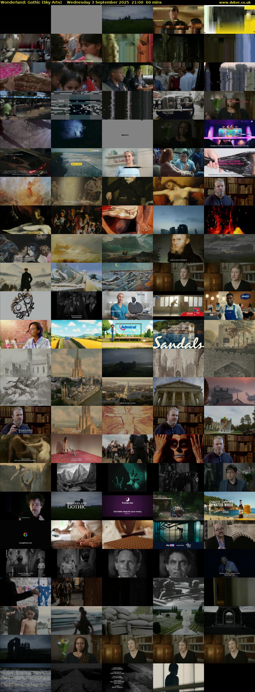 Wonderland: Gothic (Sky Arts) Wednesday 3 September 2025 21:00 - 22:00