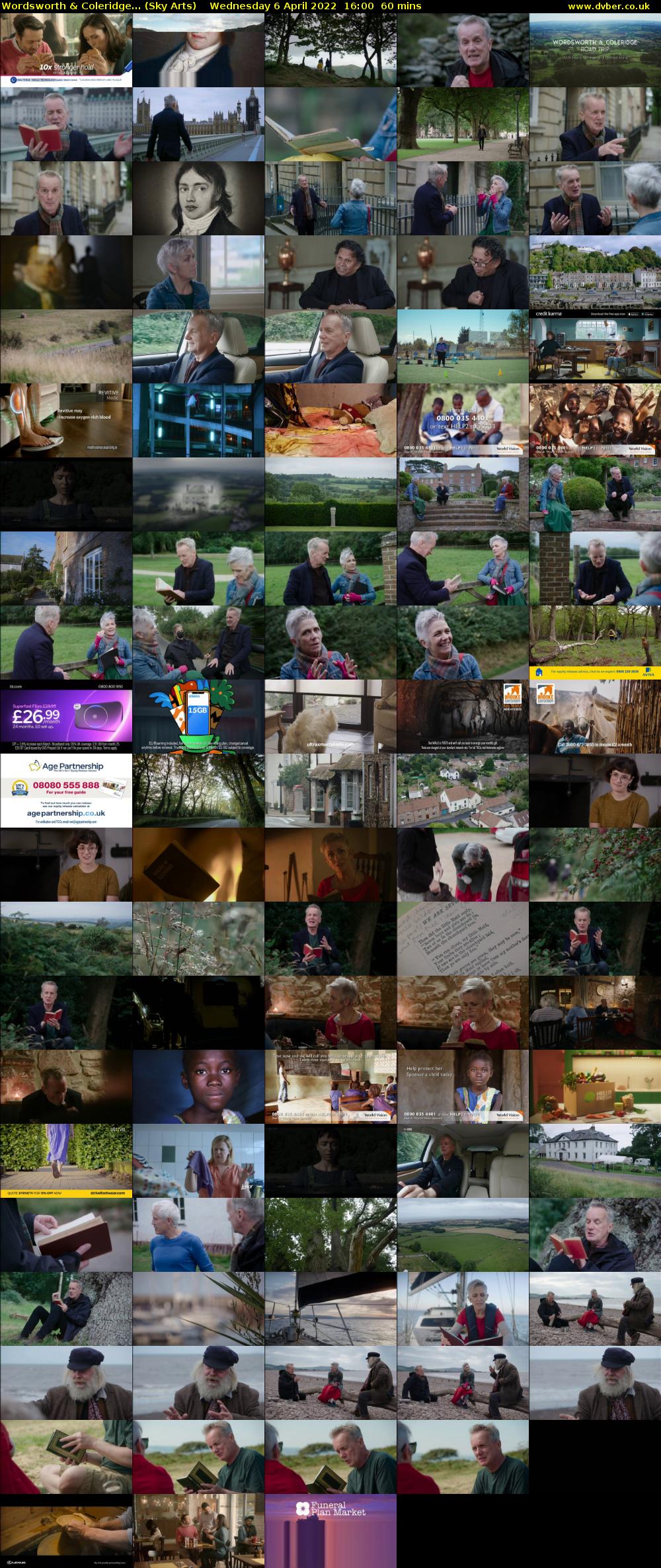 Wordsworth & Coleridge... (Sky Arts) Wednesday 6 April 2022 16:00 - 17:00