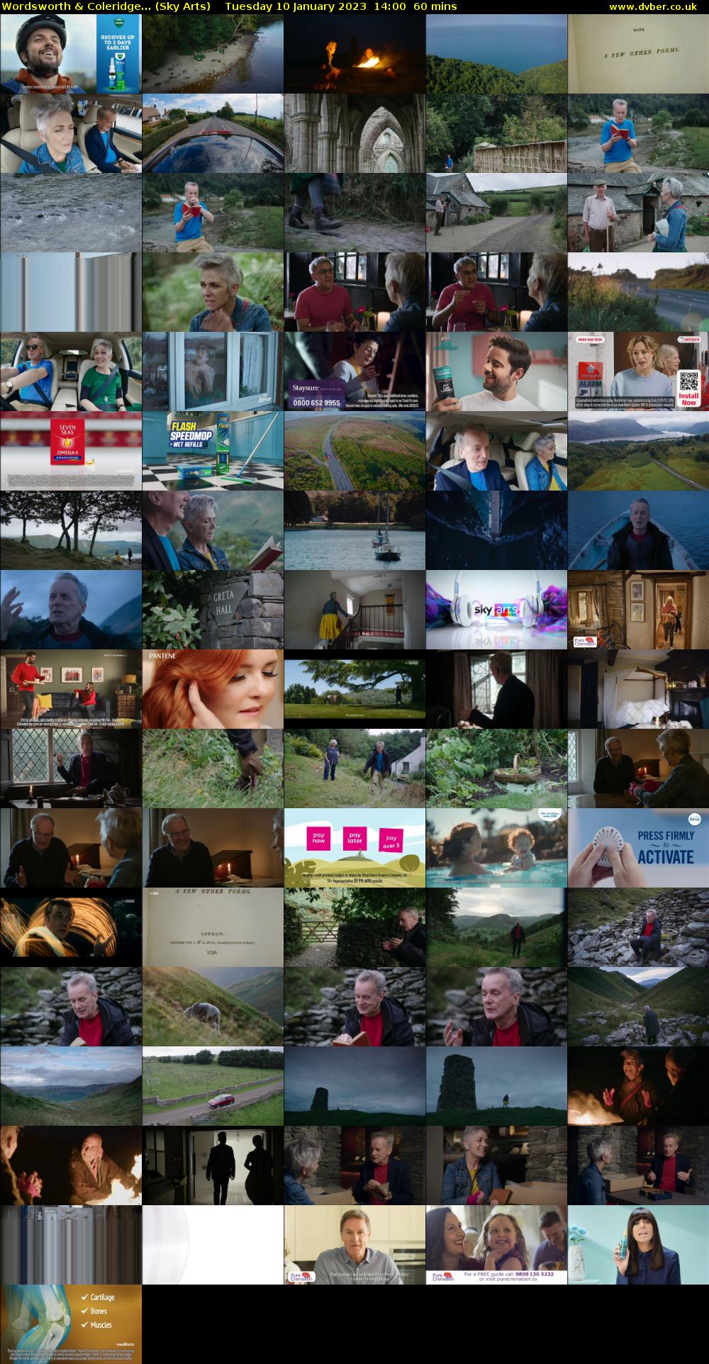 Wordsworth & Coleridge... (Sky Arts) Tuesday 10 January 2023 14:00 - 15:00