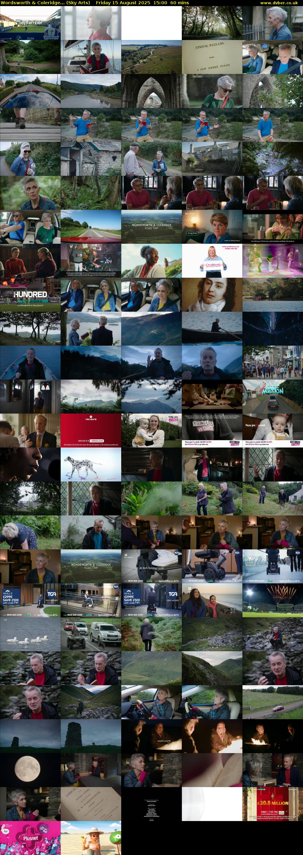 Wordsworth & Coleridge... (Sky Arts) Friday 15 August 2025 15:00 - 16:00