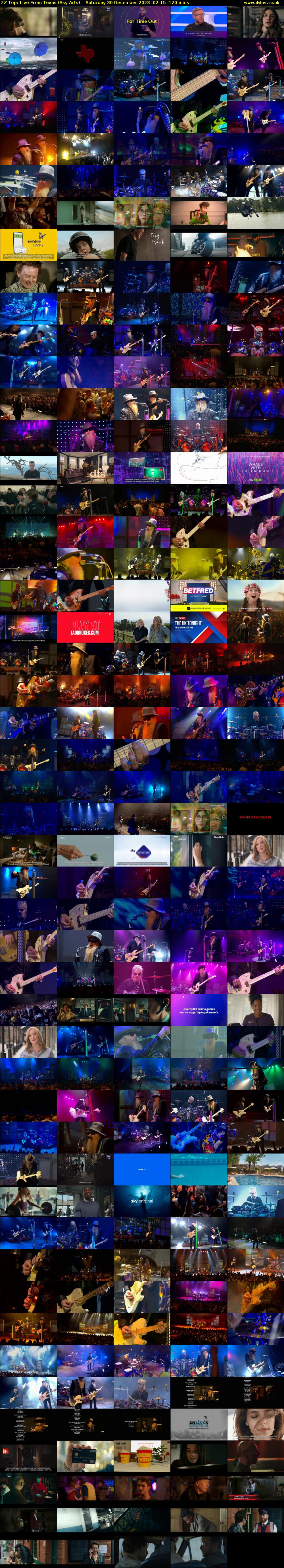 ZZ Top: Live From Texas (Sky Arts) Saturday 30 December 2023 02:15 - 04:15
