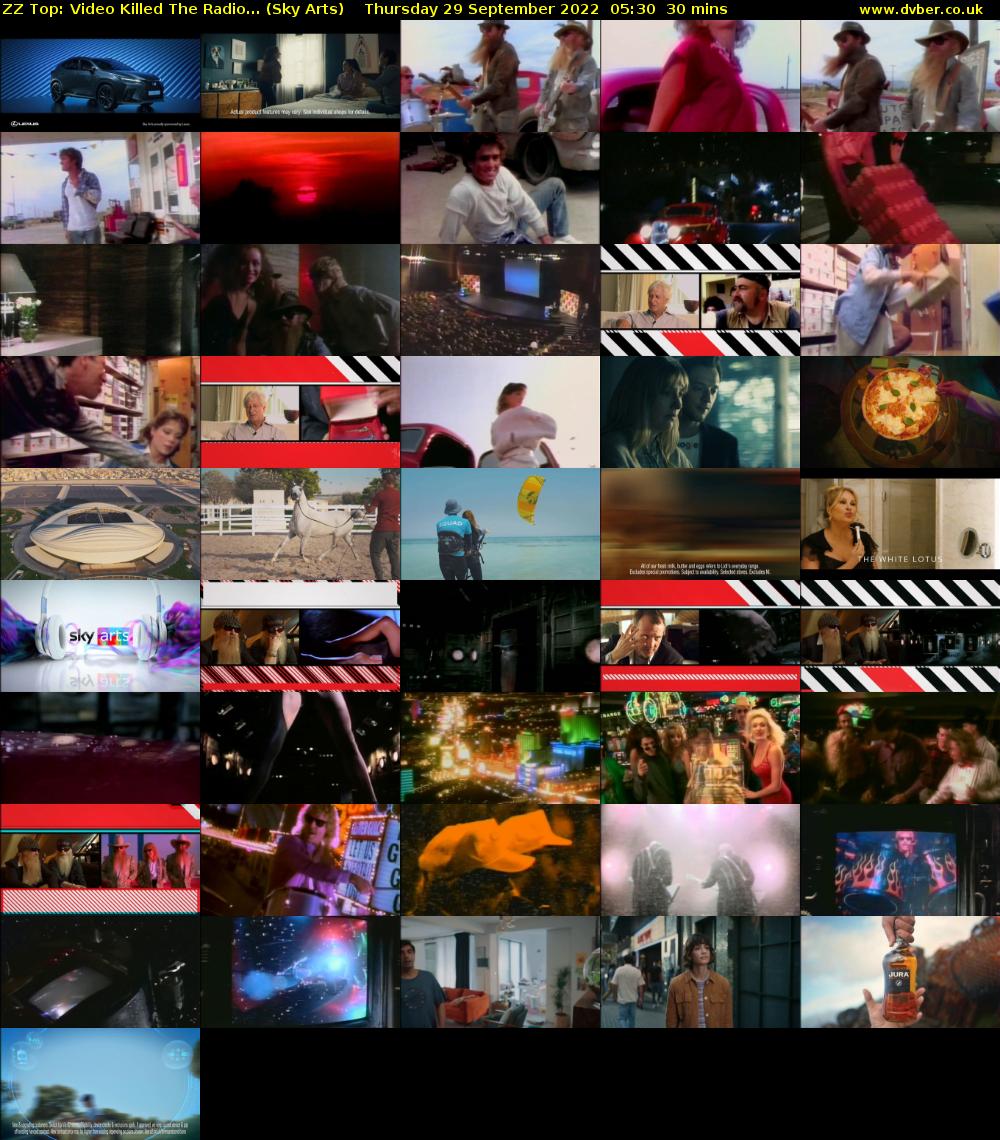 ZZ Top: Video Killed The Radio... (Sky Arts) Thursday 29 September 2022 05:30 - 06:00