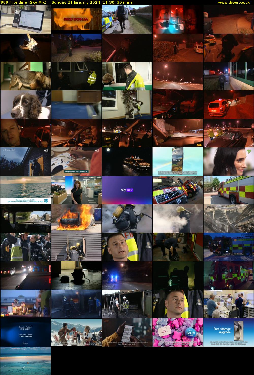 999 Frontline (Sky Mix) Sunday 21 January 2024 11:30 - 12:00