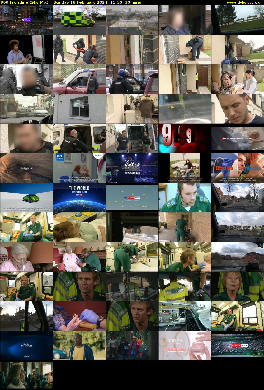 999 Frontline (Sky Mix) Sunday 18 February 2024 11:30 - 12:00