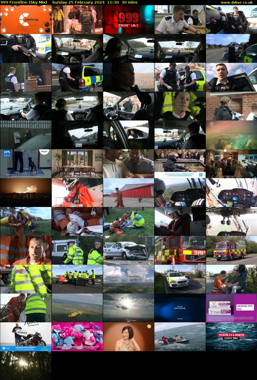 999 Frontline (Sky Mix) Sunday 25 February 2024 11:30 - 12:00