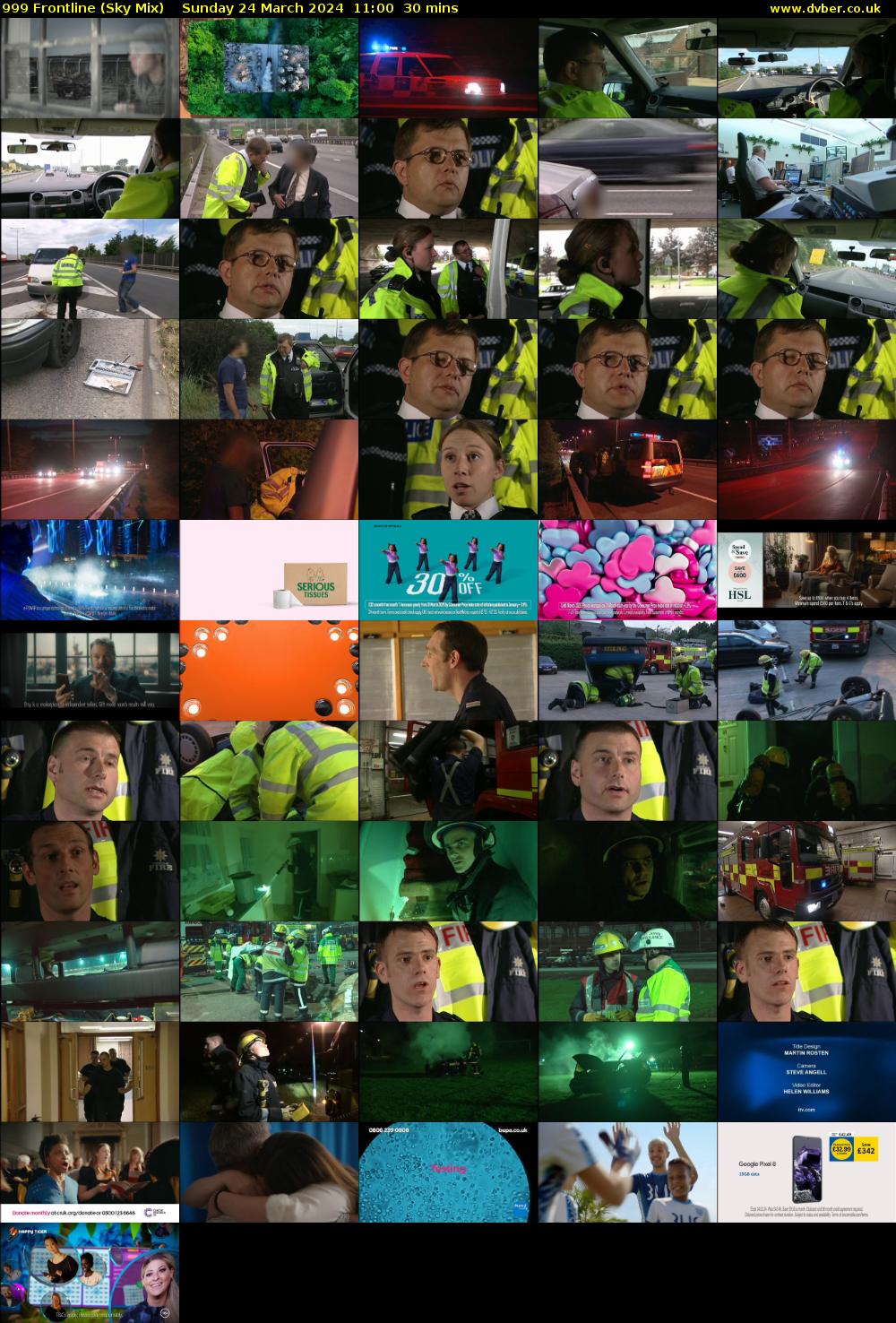 999 Frontline (Sky Mix) Sunday 24 March 2024 11:00 - 11:30
