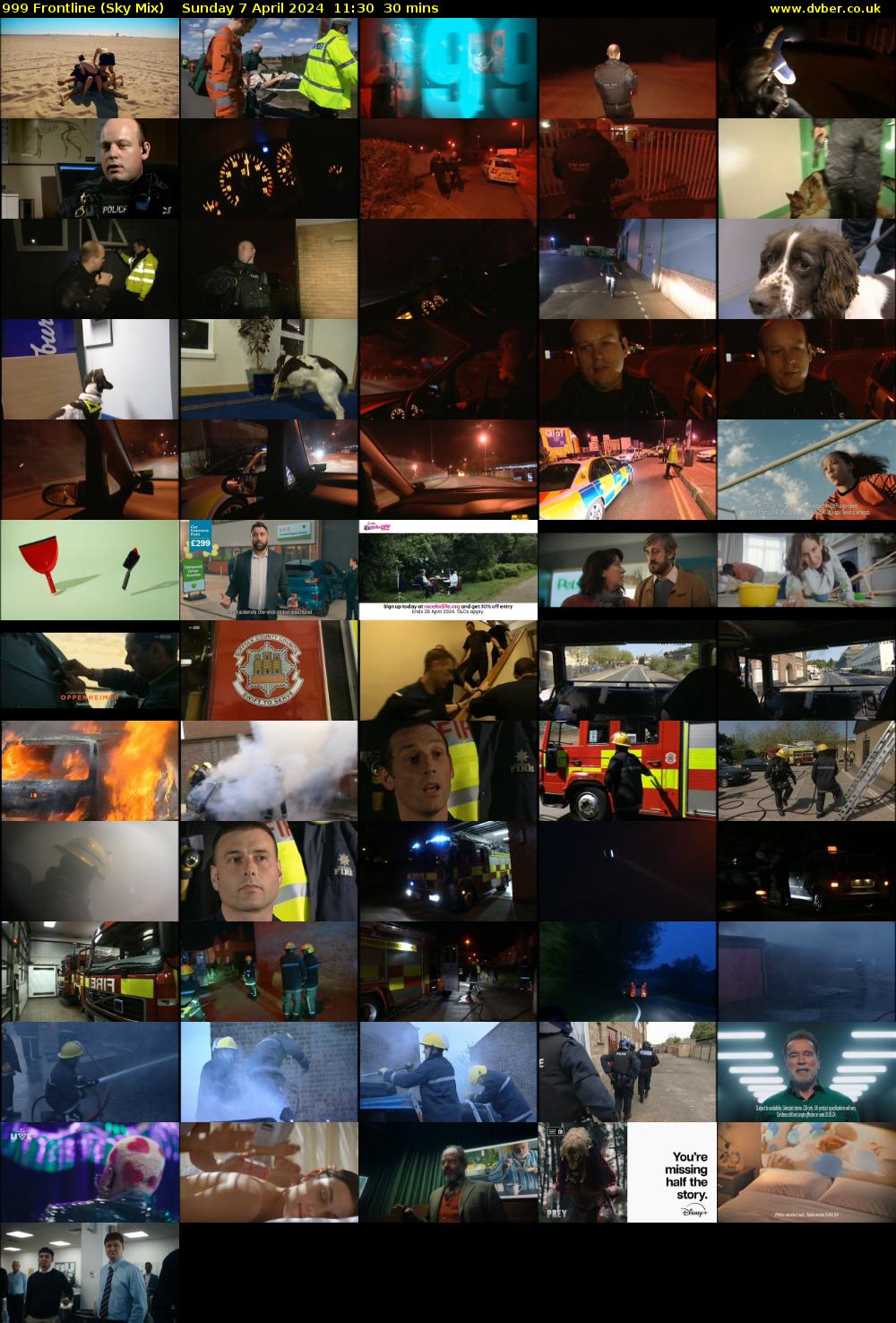 999 Frontline (Sky Mix) Sunday 7 April 2024 11:30 - 12:00