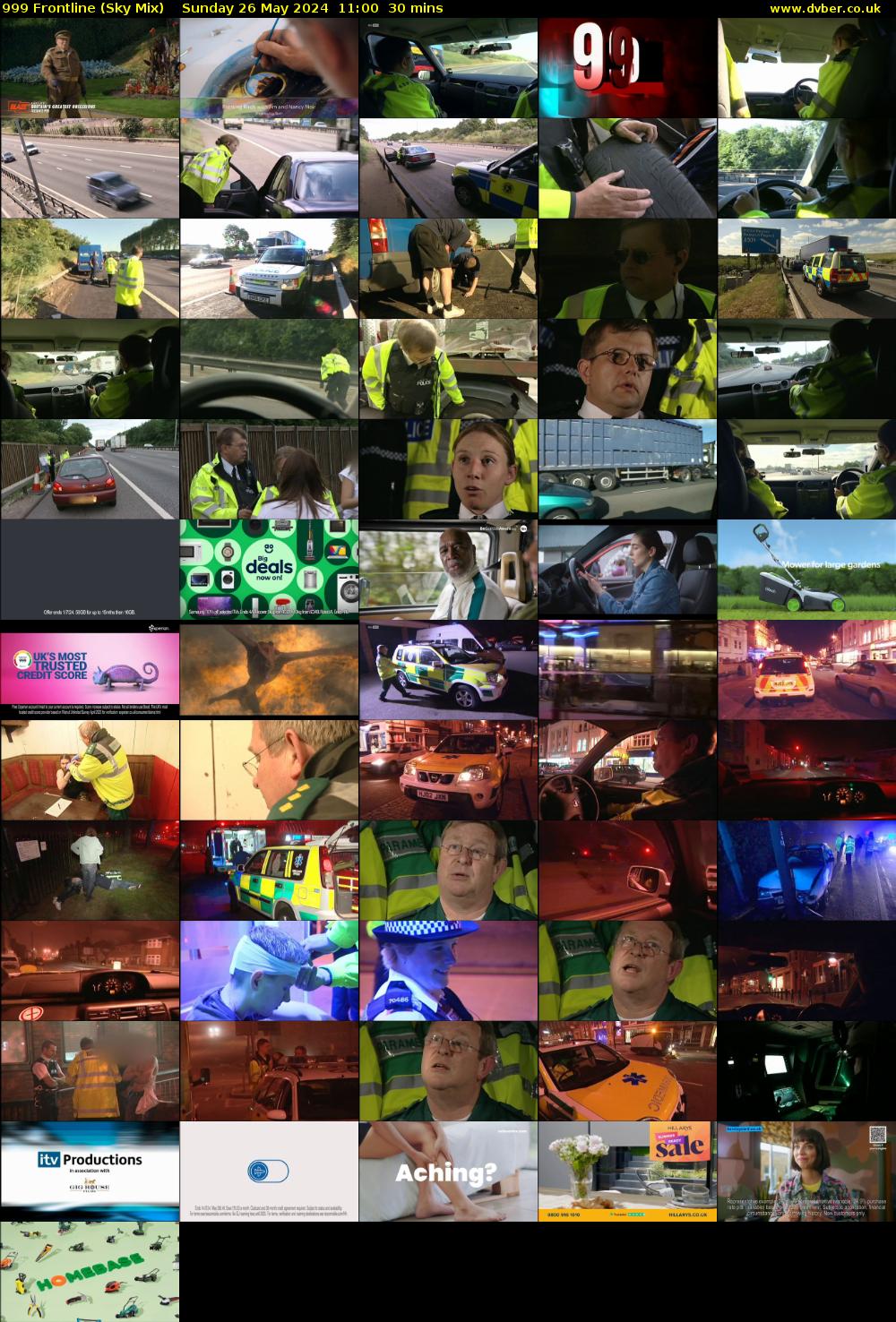 999 Frontline (Sky Mix) Sunday 26 May 2024 11:00 - 11:30