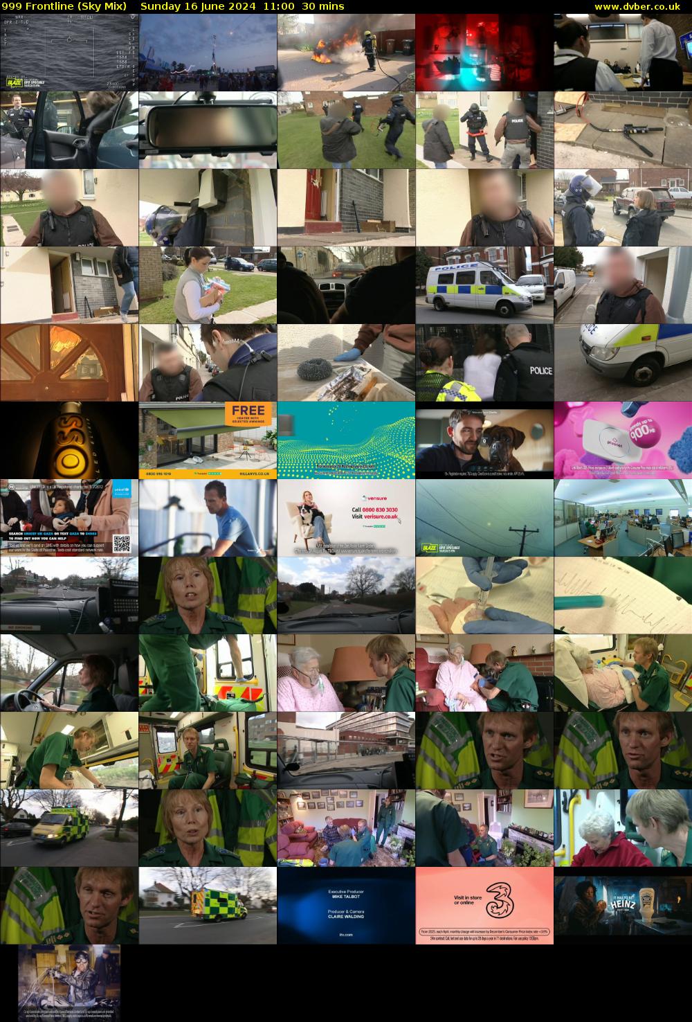 999 Frontline (Sky Mix) Sunday 16 June 2024 11:00 - 11:30