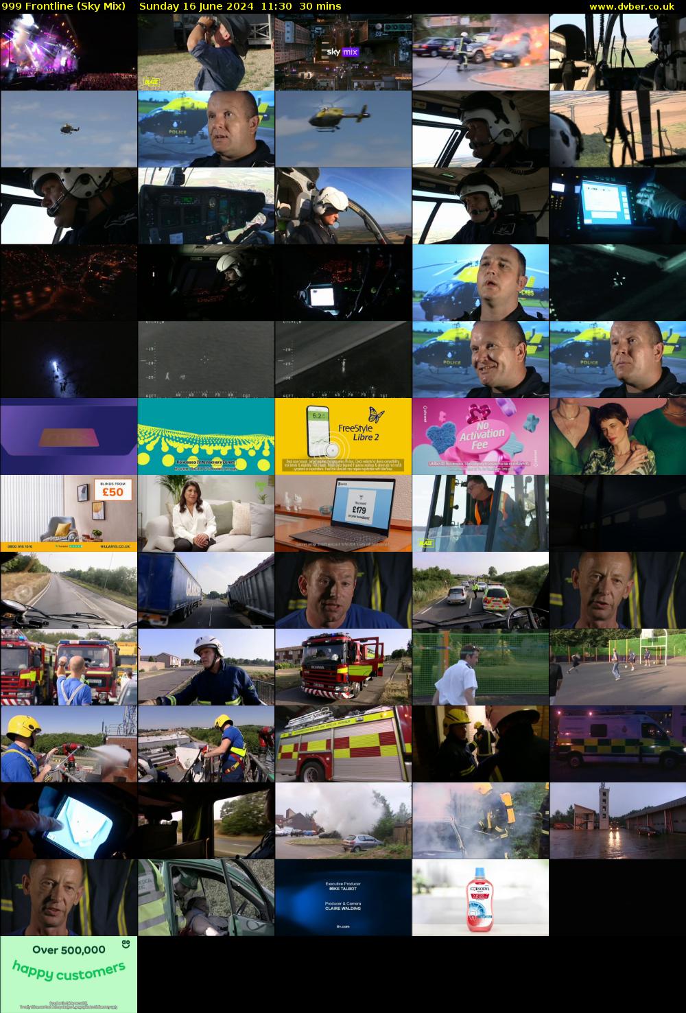 999 Frontline (Sky Mix) Sunday 16 June 2024 11:30 - 12:00