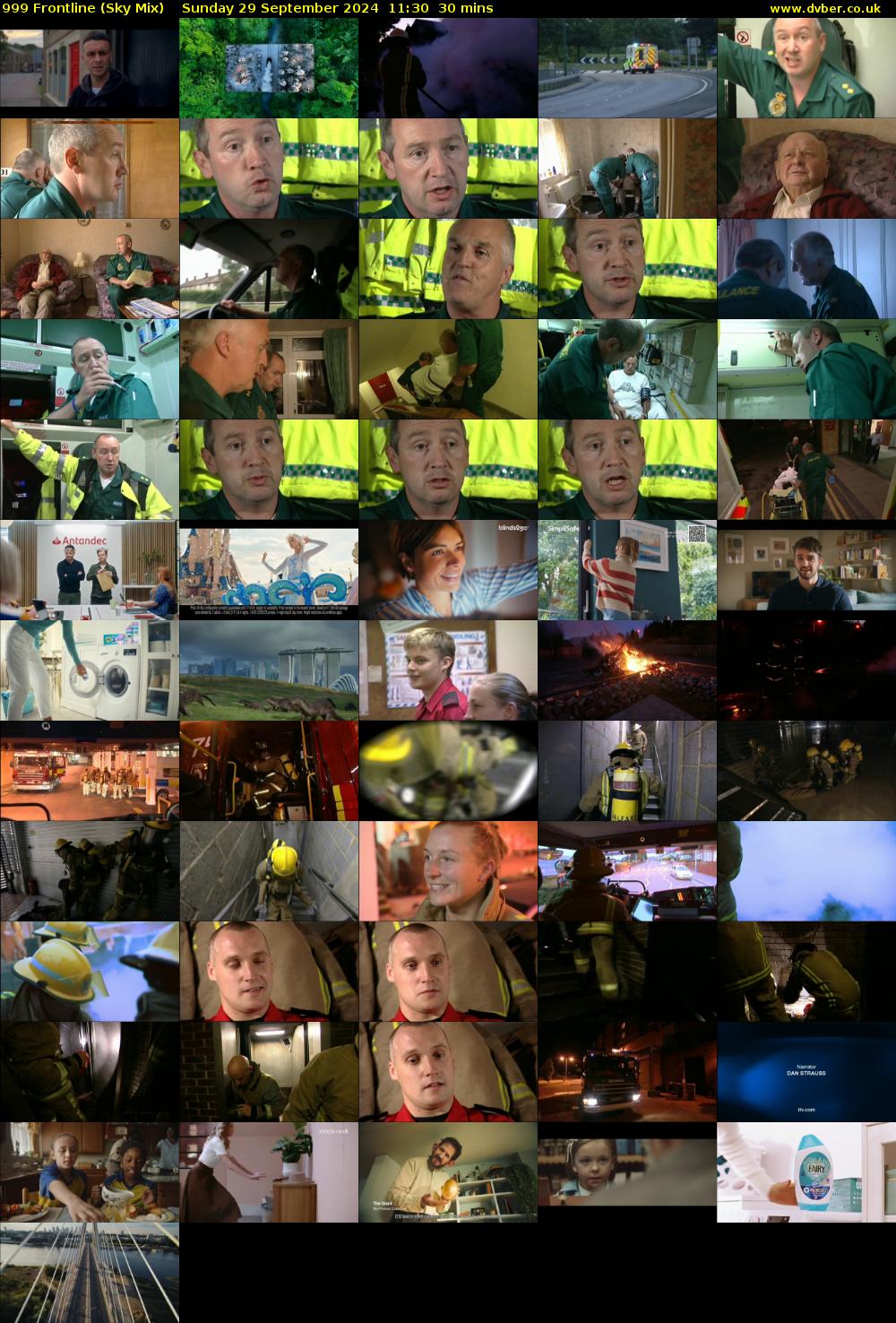 999 Frontline (Sky Mix) Sunday 29 September 2024 11:30 - 12:00