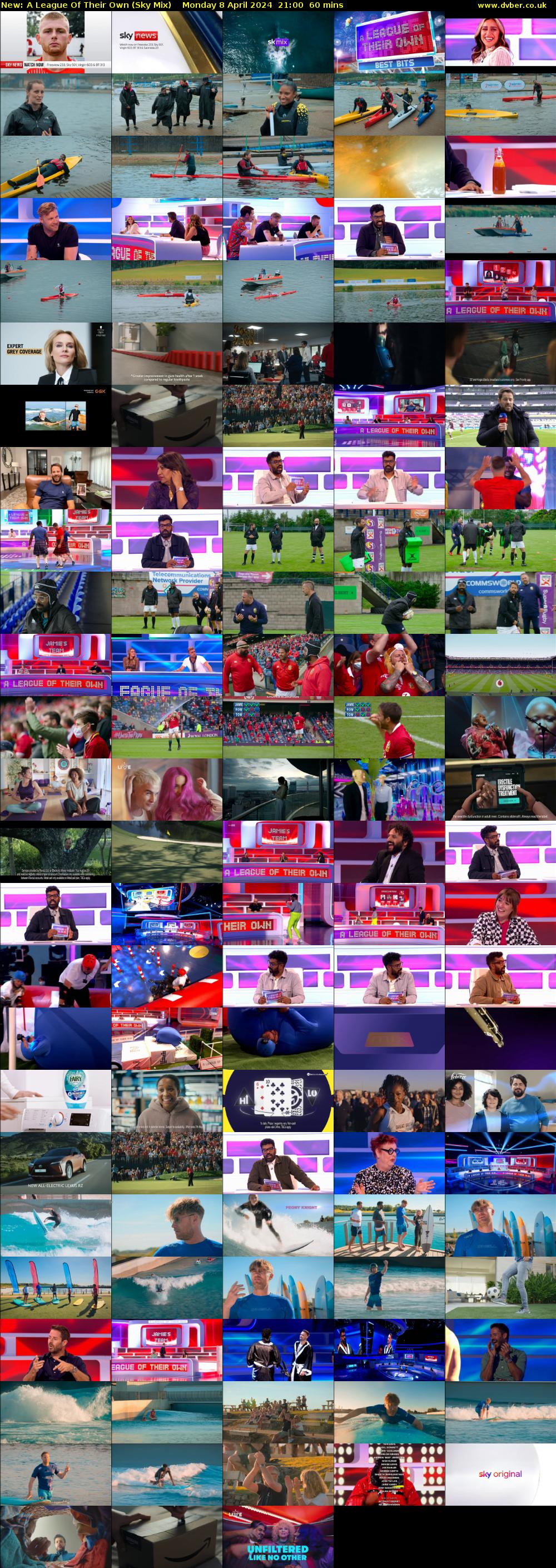 A League Of Their Own (Sky Mix) Monday 8 April 2024 21:00 - 22:00