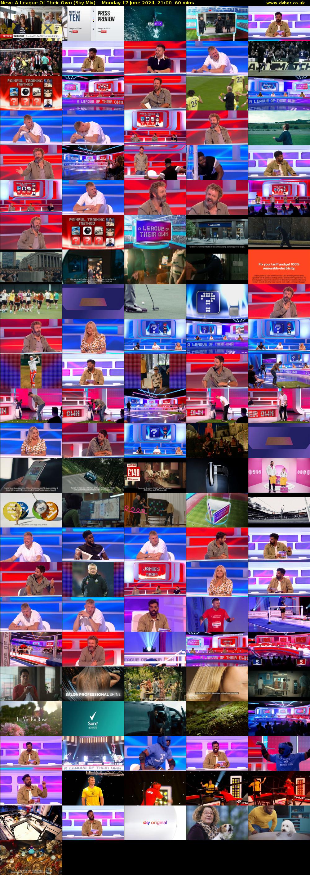 A League Of Their Own (Sky Mix) Monday 17 June 2024 21:00 - 22:00