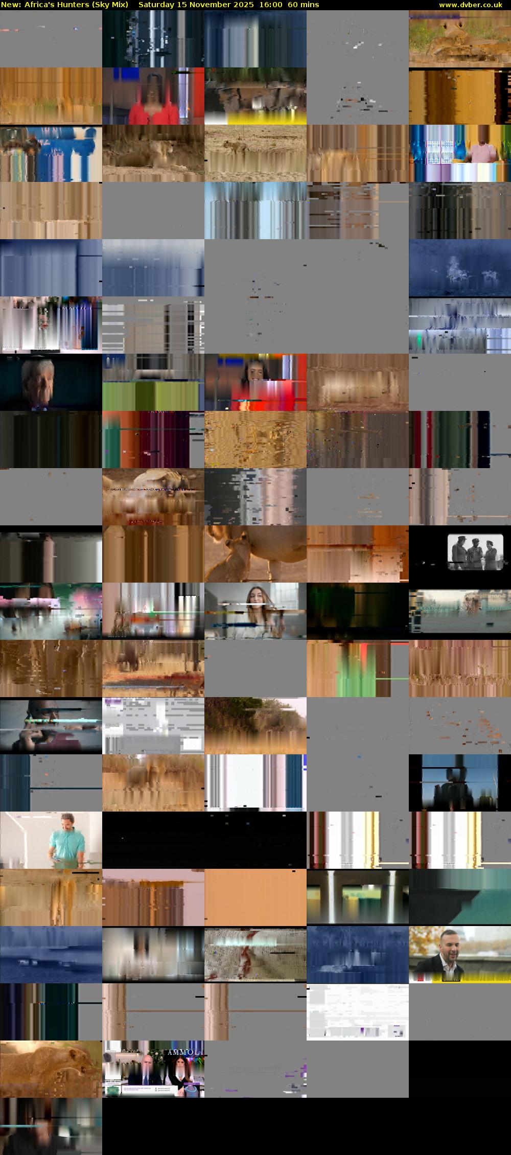 Africa's Hunters (Sky Mix) Saturday 15 November 2025 16:00 - 17:00