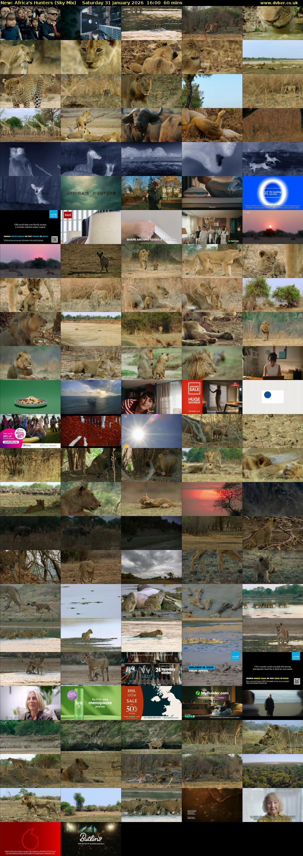 Africa's Hunters (Sky Mix) Saturday 31 January 2026 16:00 - 17:00