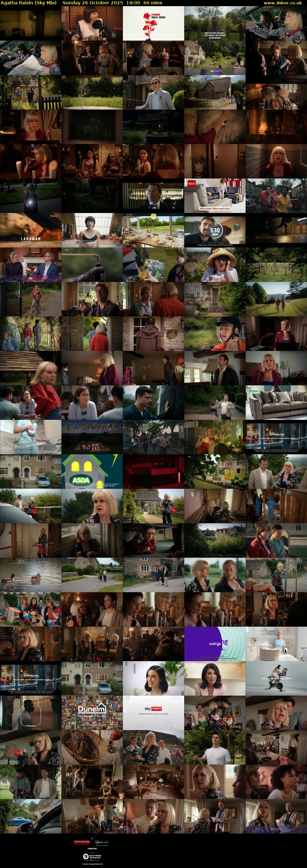 Agatha Raisin (Sky Mix) Sunday 26 October 2025 19:00 - 20:00
