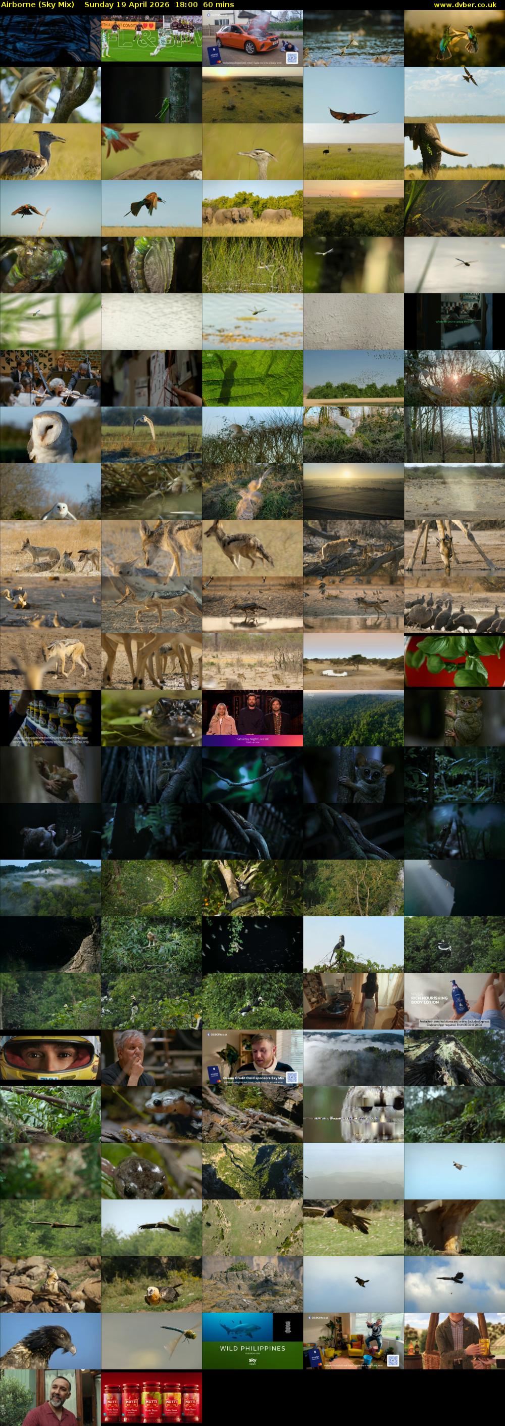 Airborne (Sky Mix) Sunday 19 April 2026 18:00 - 19:00