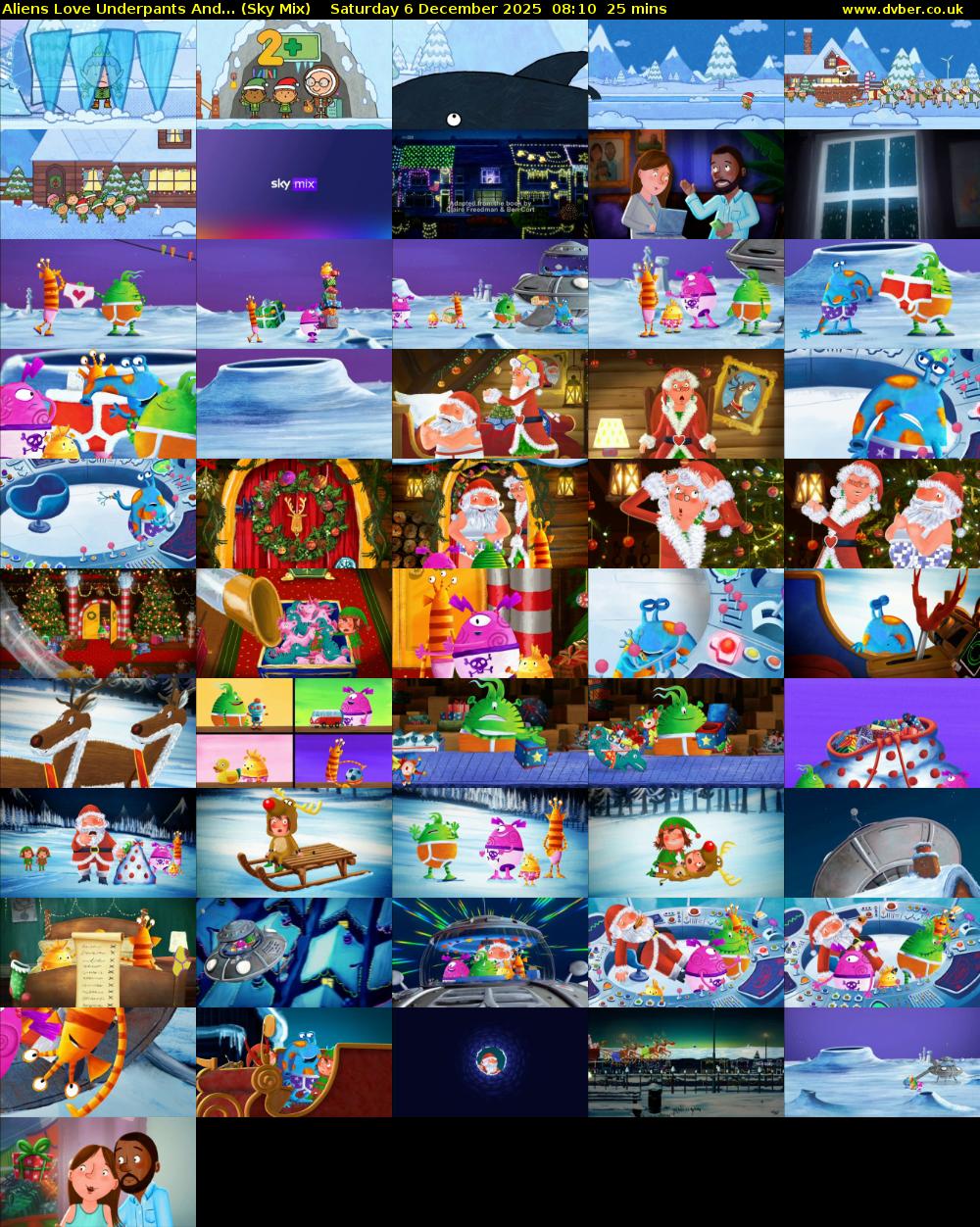 Aliens Love Underpants And... (Sky Mix) Saturday 6 December 2025 08:10 - 08:35