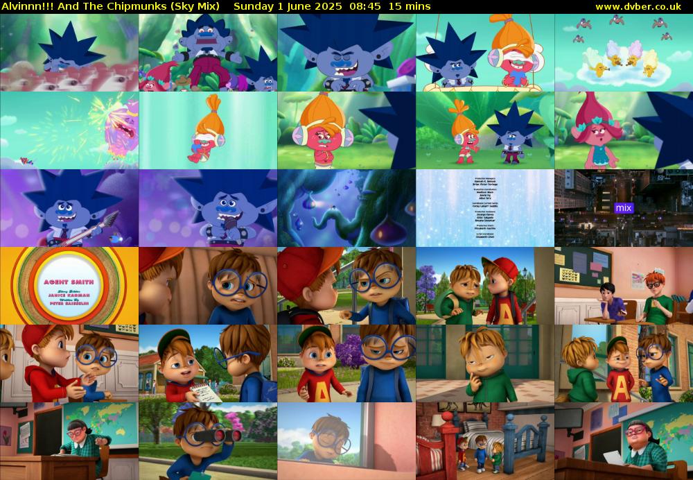 Alvinnn!!! And The Chipmunks (Sky Mix) Sunday 1 June 2025 08:45 - 09:00