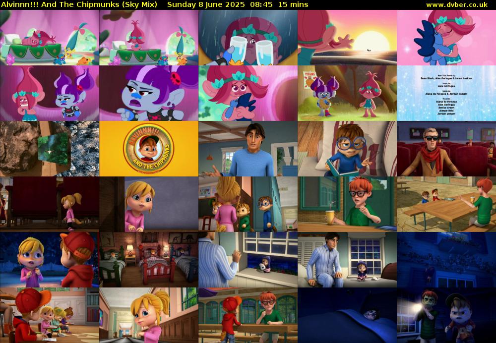 Alvinnn!!! And The Chipmunks (Sky Mix) Sunday 8 June 2025 08:45 - 09:00