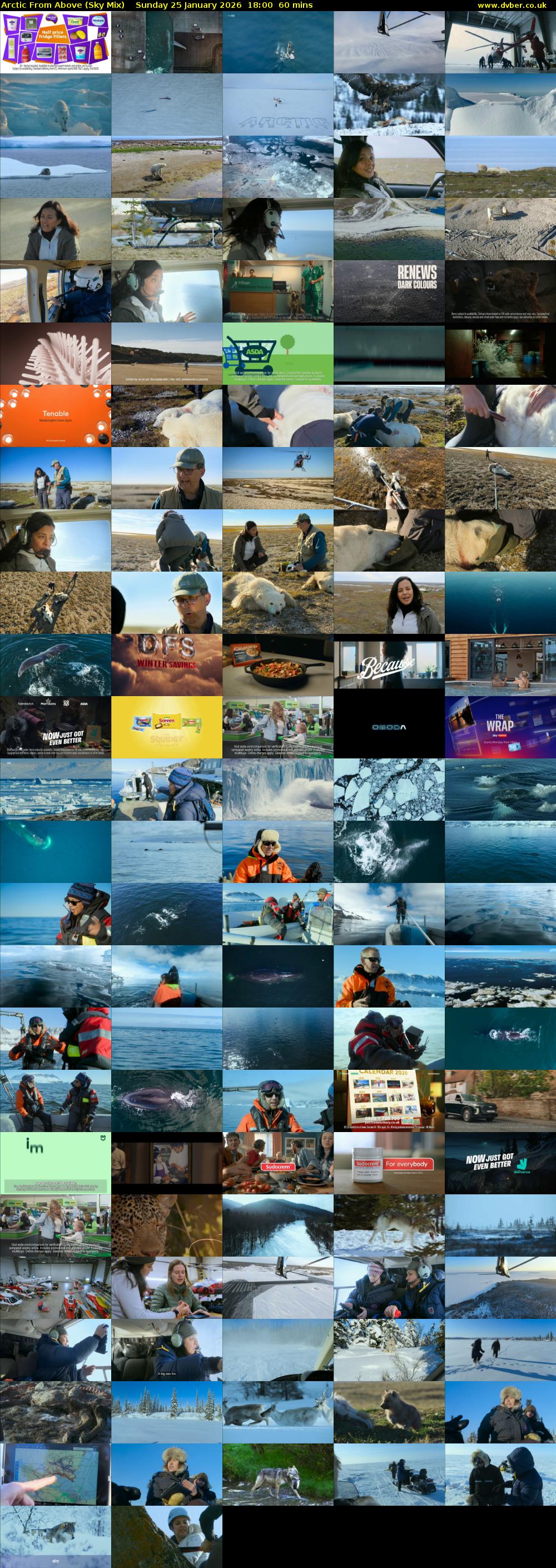 Arctic From Above (Sky Mix) Sunday 25 January 2026 18:00 - 19:00
