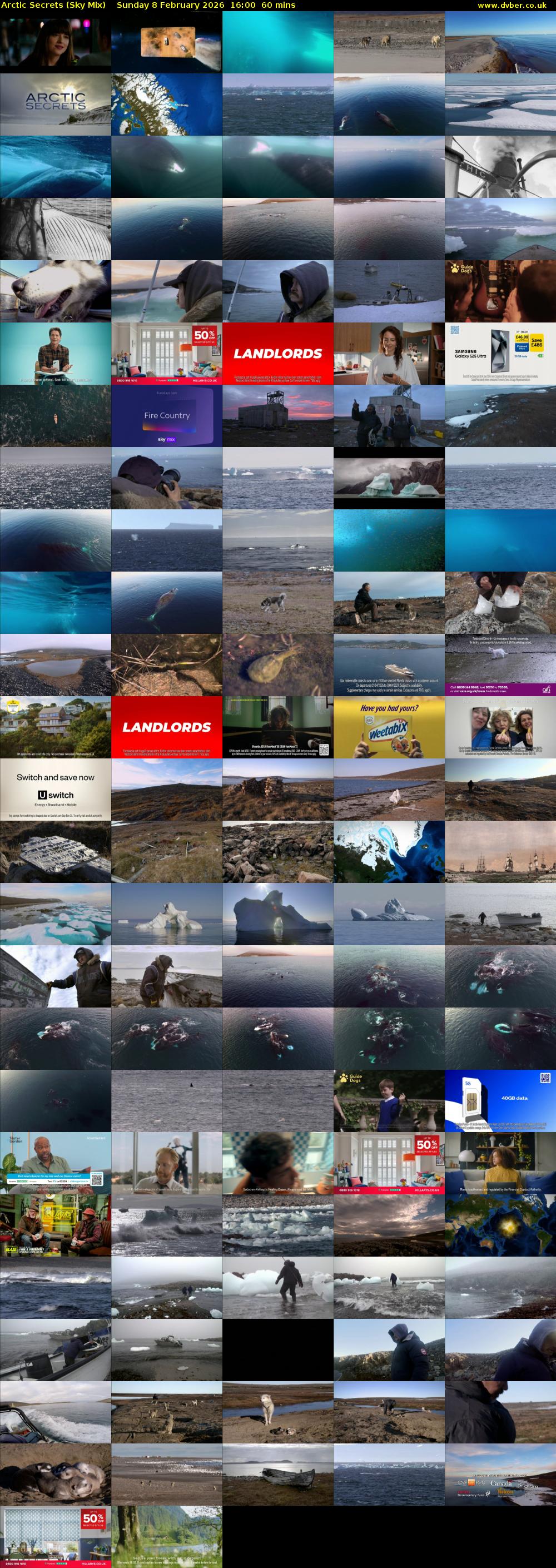 Arctic Secrets (Sky Mix) Sunday 8 February 2026 16:00 - 17:00