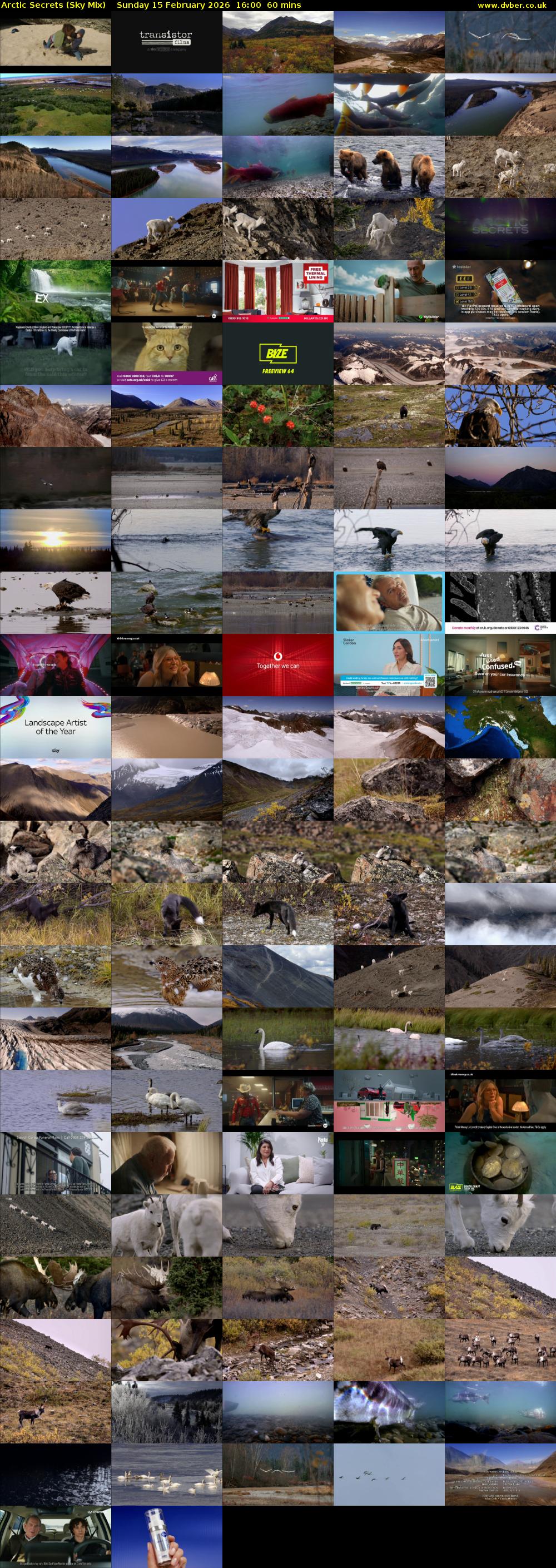 Arctic Secrets (Sky Mix) Sunday 15 February 2026 16:00 - 17:00