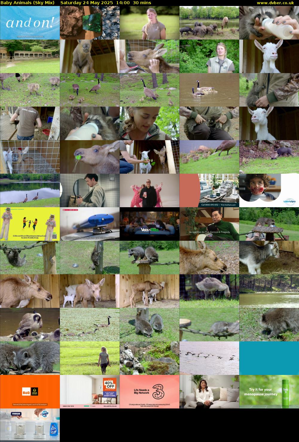 Baby Animals (Sky Mix) Saturday 24 May 2025 14:00 - 14:30