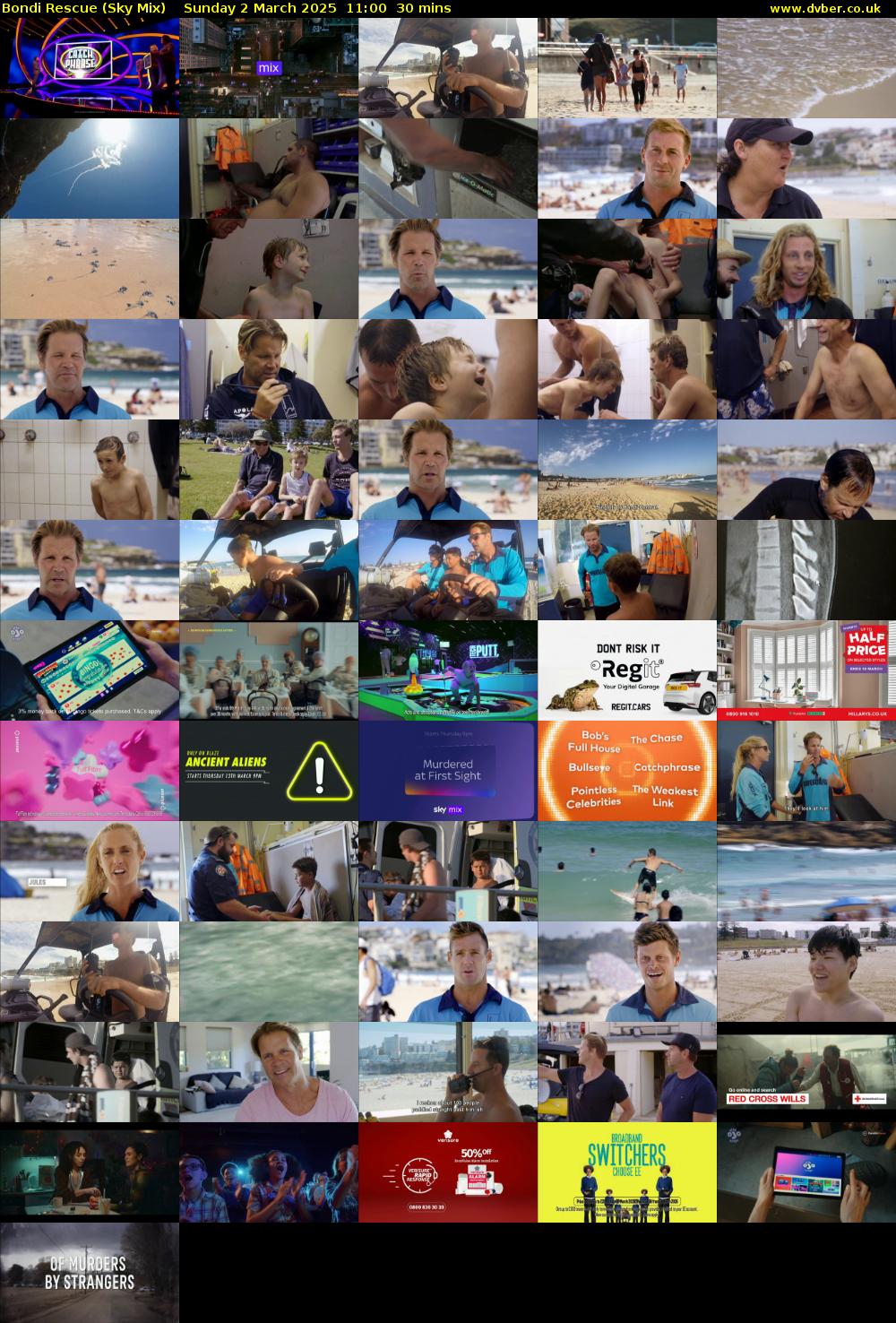 Bondi Rescue (Sky Mix) Sunday 2 March 2025 11:00 - 11:30