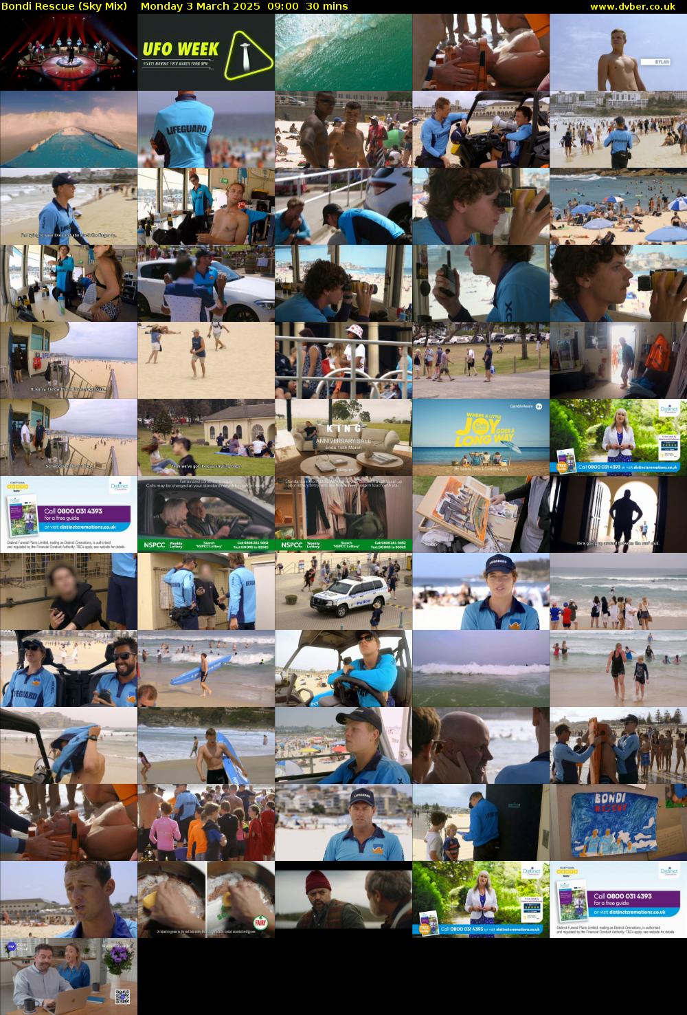 Bondi Rescue (Sky Mix) Monday 3 March 2025 09:00 - 09:30