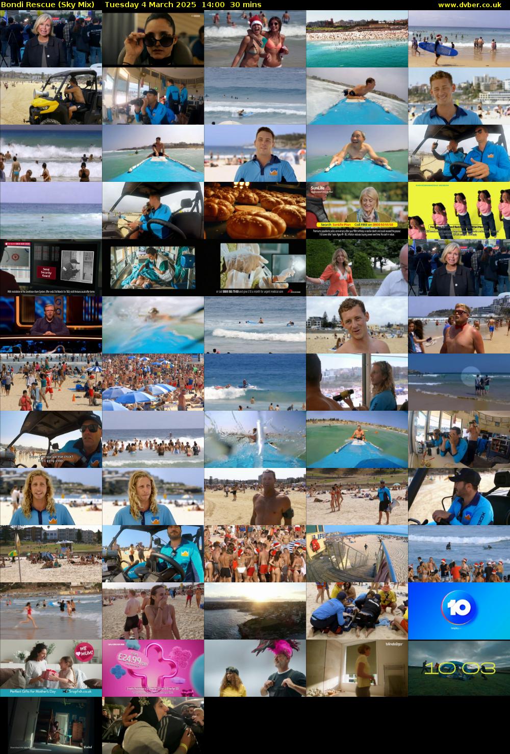 Bondi Rescue (Sky Mix) Tuesday 4 March 2025 14:00 - 14:30