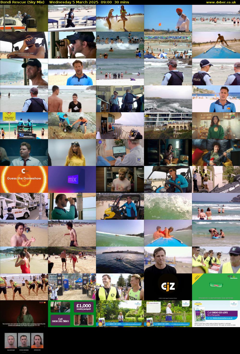 Bondi Rescue (Sky Mix) Wednesday 5 March 2025 09:00 - 09:30