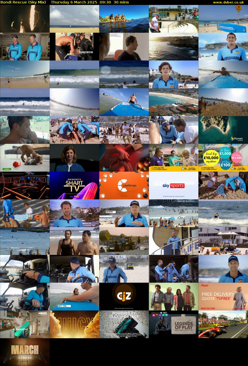 Bondi Rescue (Sky Mix) Thursday 6 March 2025 09:30 - 10:00