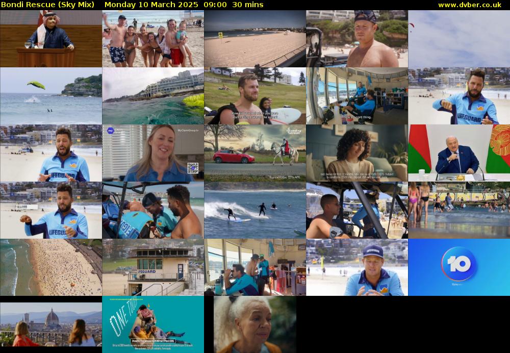 Bondi Rescue (Sky Mix) Monday 10 March 2025 09:00 - 09:30